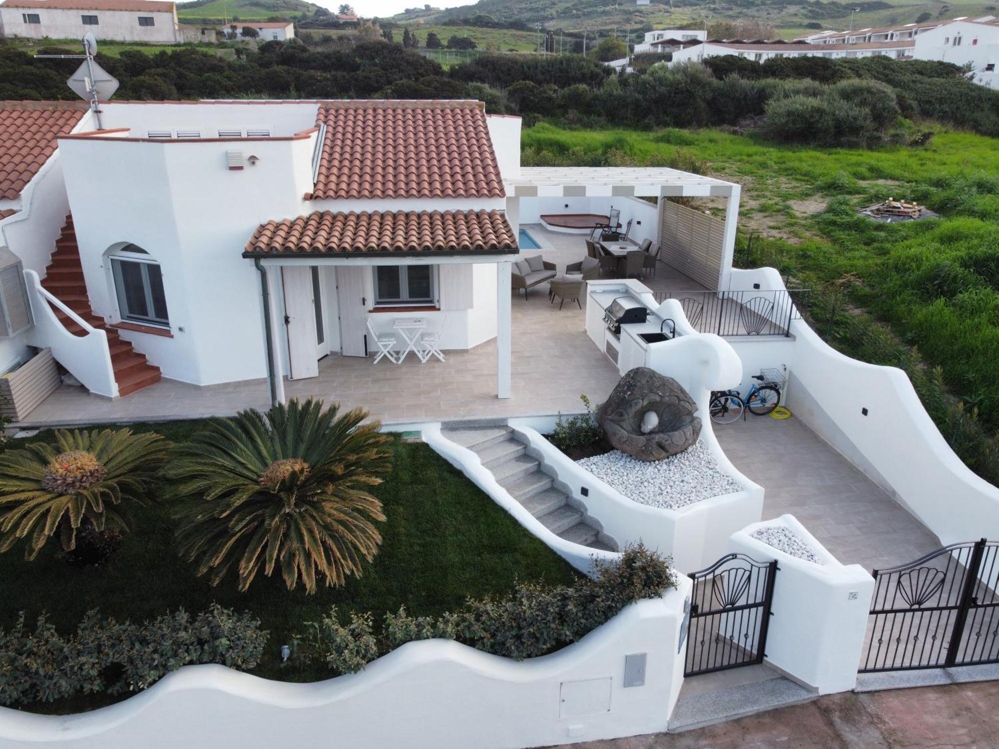 Casa Su Soli Sardu II - Sea View ヴァッレドーリア エクステリア 写真